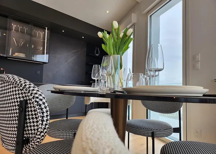 Le Davs - Splendide Avec Vue Panoramique - Salle De Sport Et Parking Gratuit 캉