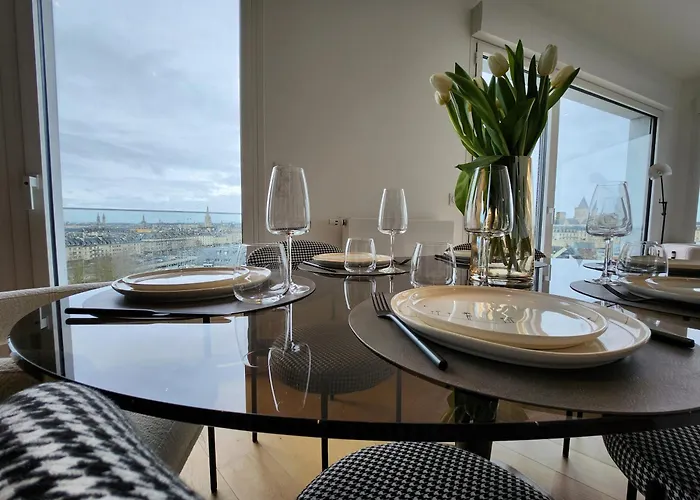 Le Davs - Splendide Avec Vue Panoramique - Salle De Sport Et Parking Gratuit 아파트 캉